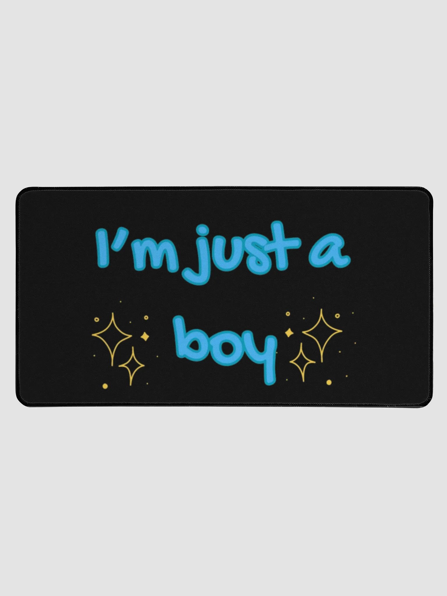 Just a boy mousepad product image (1)