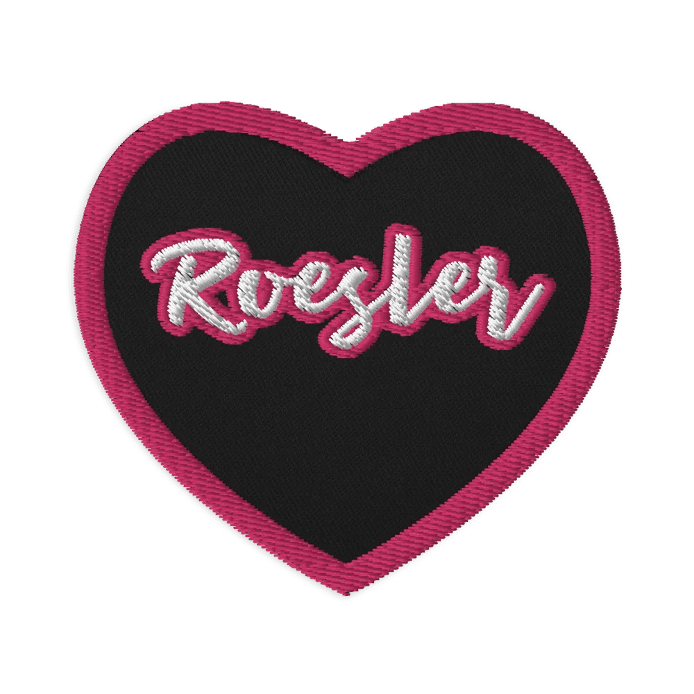 Roesler Signature Embroidered Patches product image (1)