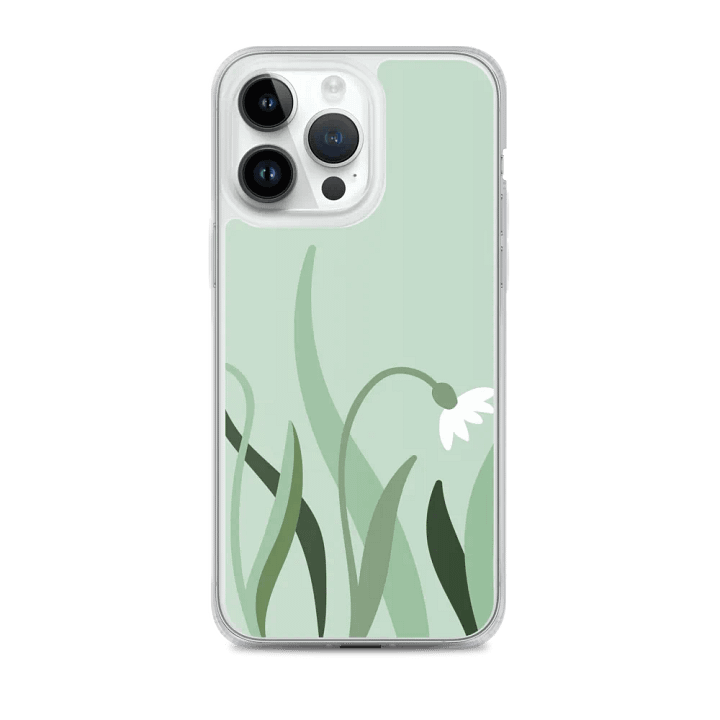 Minimalist White Flower iPhone® Case product image (2)
