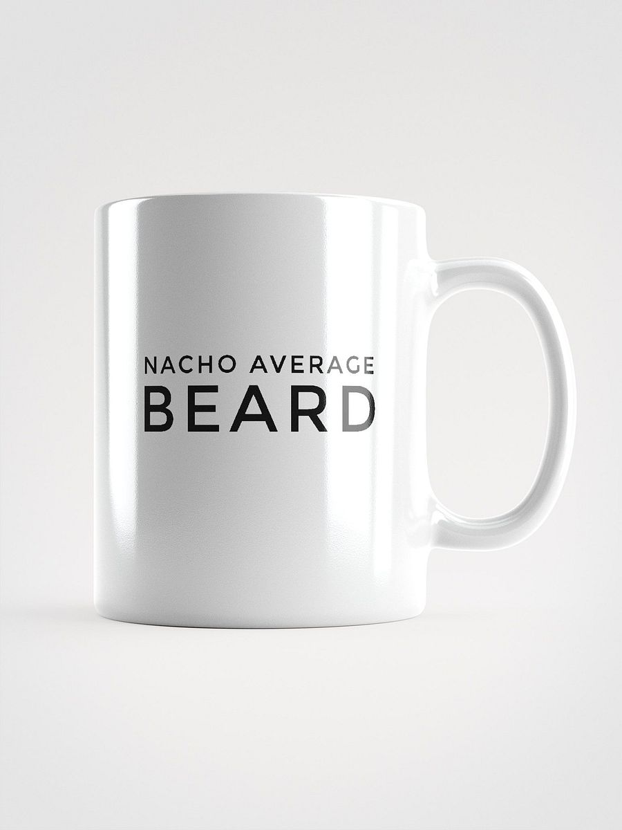 Nacho Average Beard White Ceramic Mug product image (1)