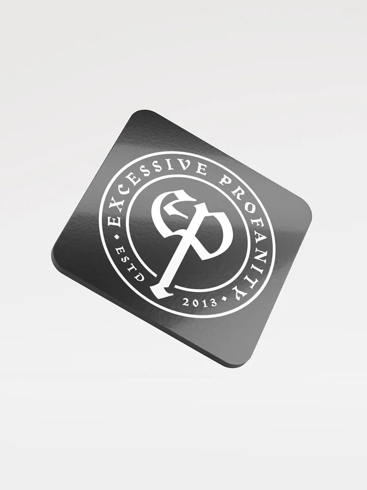 Executioner's Axe Glossed Cork Coaster (Black) product image (1)