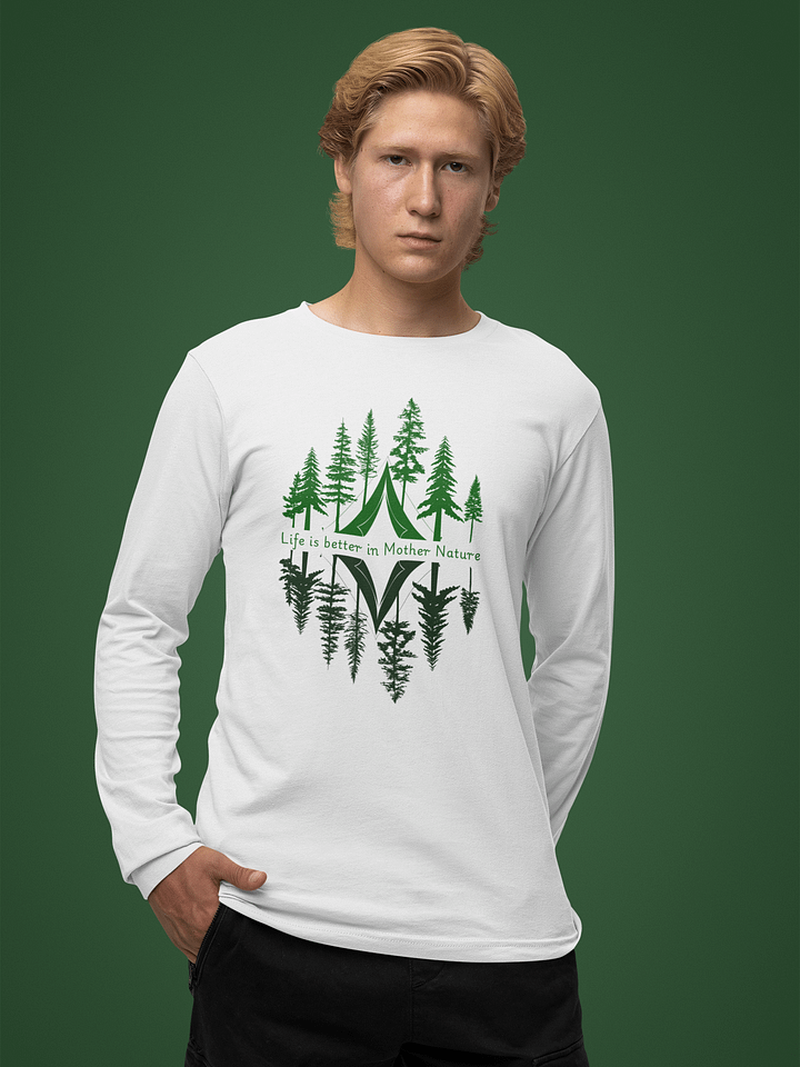 Life is better in Mother Nature Long Sleeve ( Side -Morning- ) product image (2)