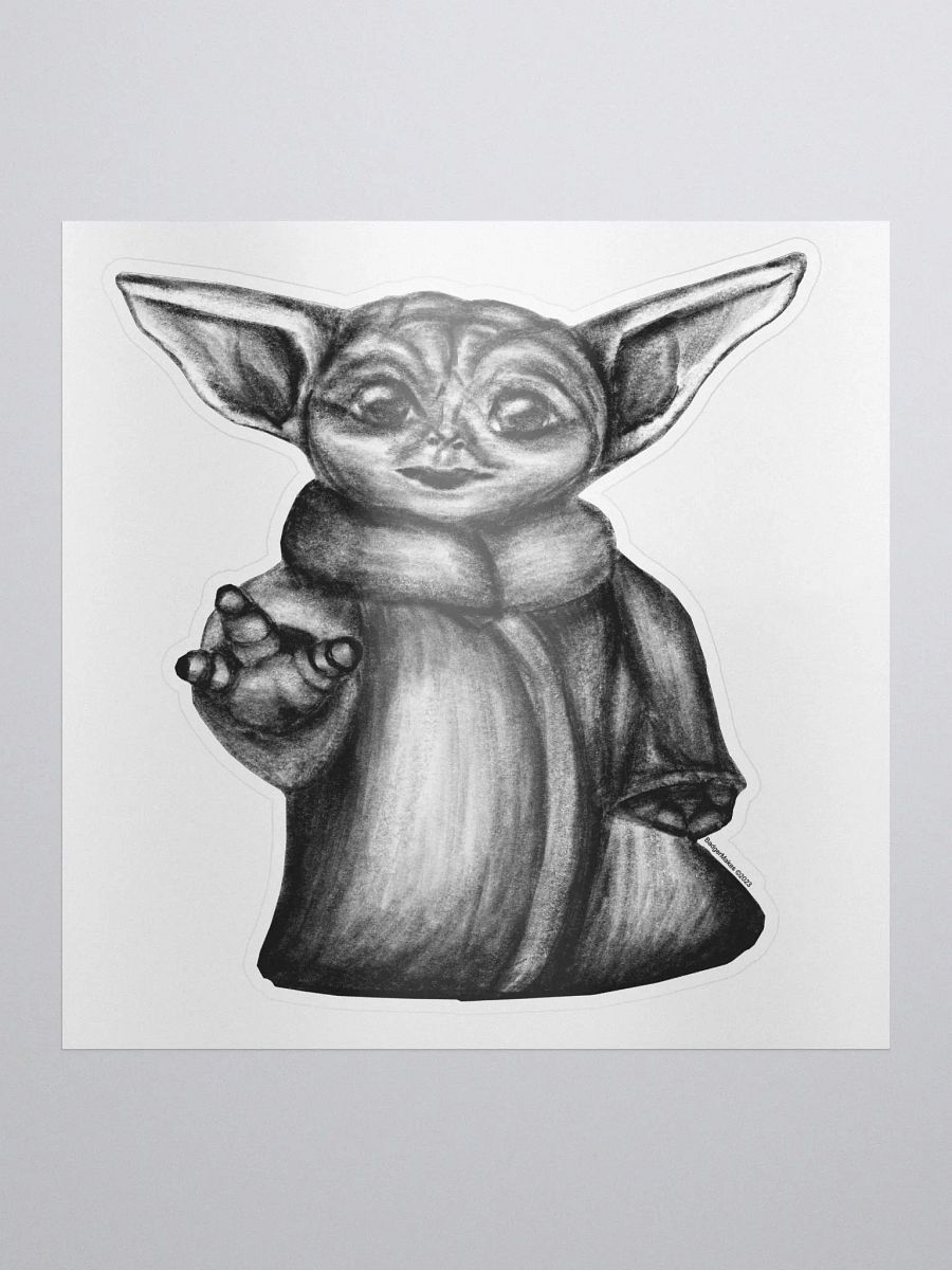 Alien Sketch Sticker product image (1)
