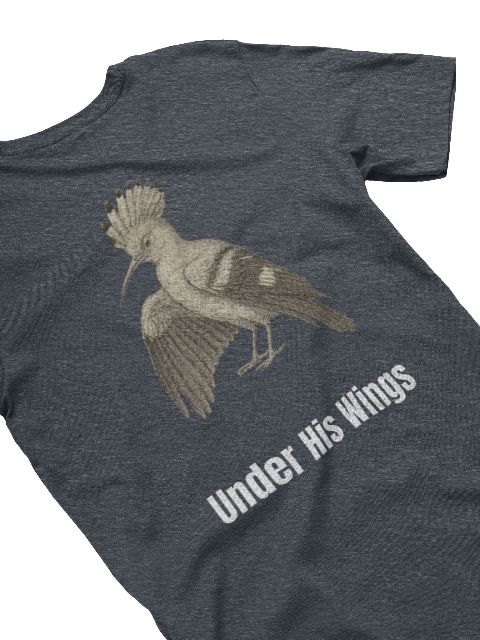 Under His Wings Feather T-Shirt | Christian Wellness Apparel product image (1)