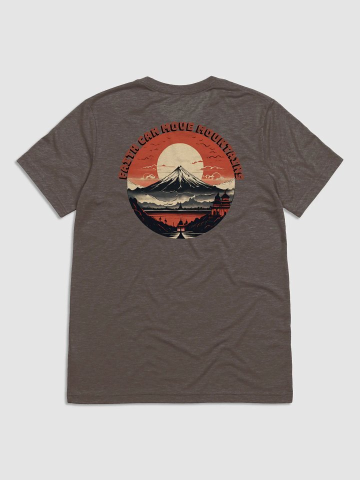 Faith Can Move Mountains Christian Triblend T-Shirt | Matthew 17:20 product image (2)