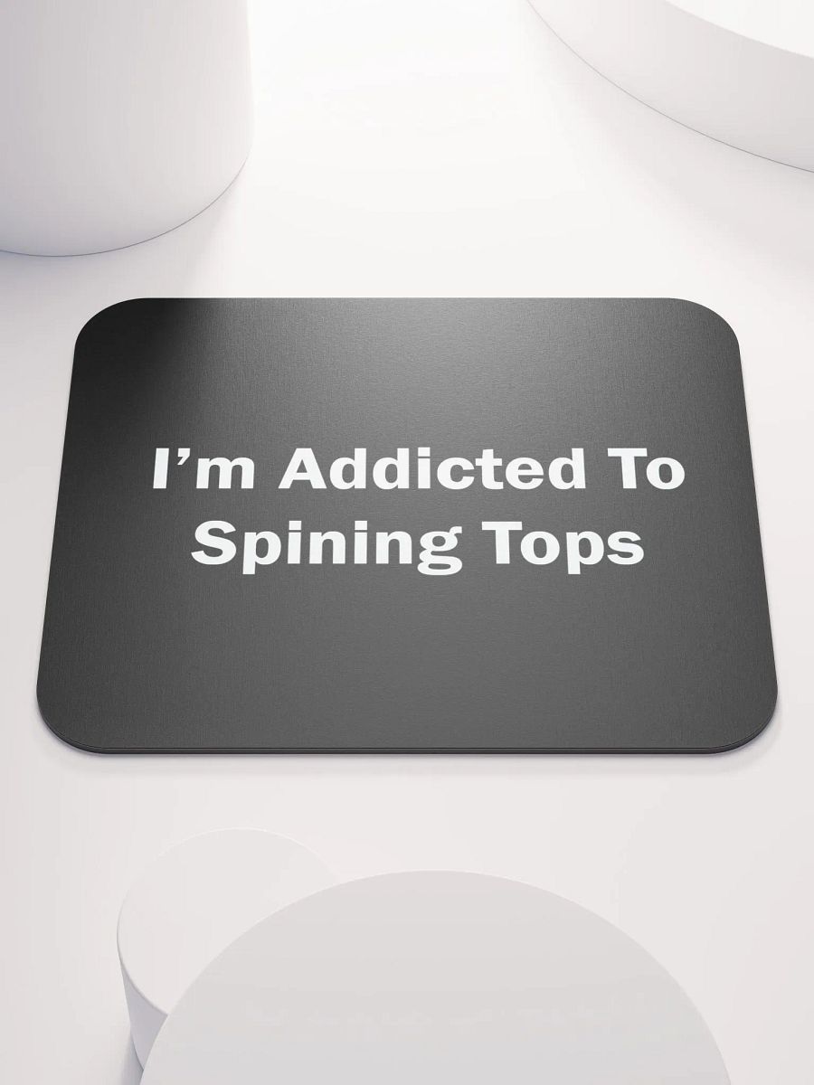 TMS Addicted to spinning tops Mouse Pad product image (1)