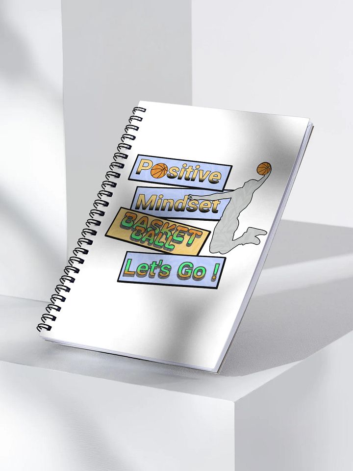 Positive Mindset Basketball Spiral Notebook product image (2)