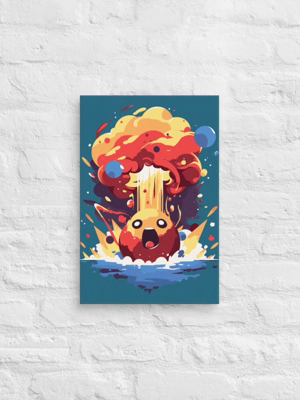 "Nukey" – 12″ x 18″ Canvas Print product image (1)