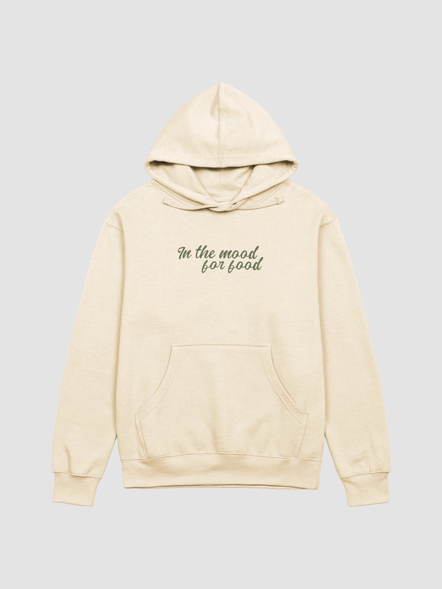 In The Mood For Food | Hoodie – Olive (Classic Fit) product image (1)