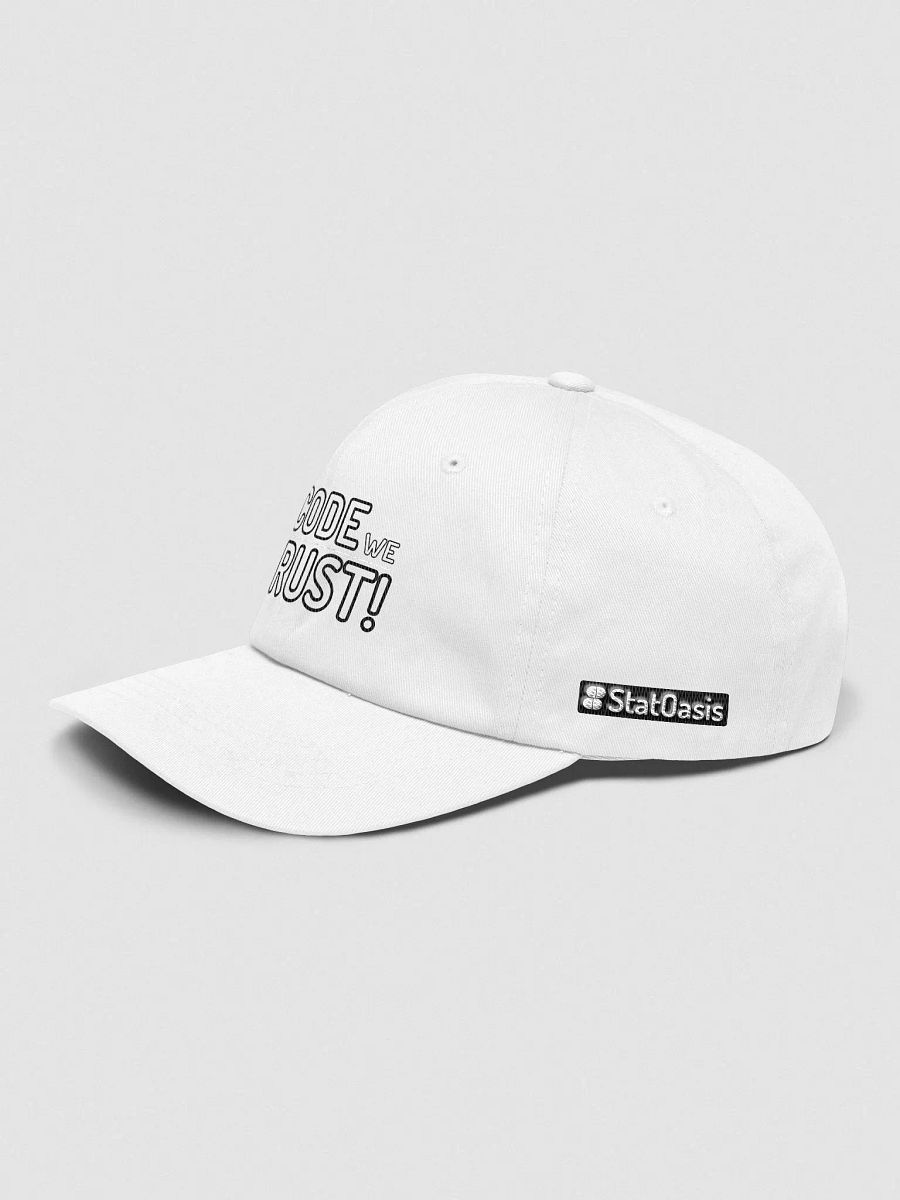 In code we trust ATM hat Black product image (3)