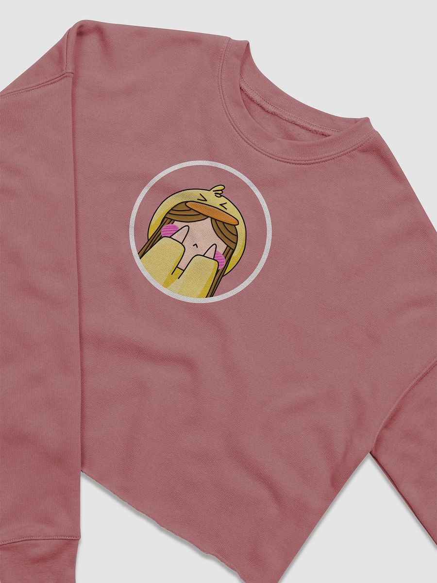 Shyyy Fleece Crop Sweatshirt product image (3)