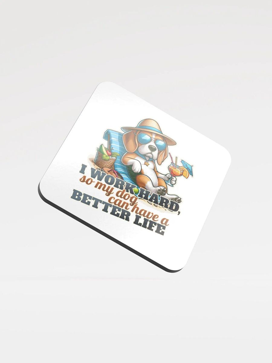 Work Hard - Beagle Beach - Coaster product image (1)