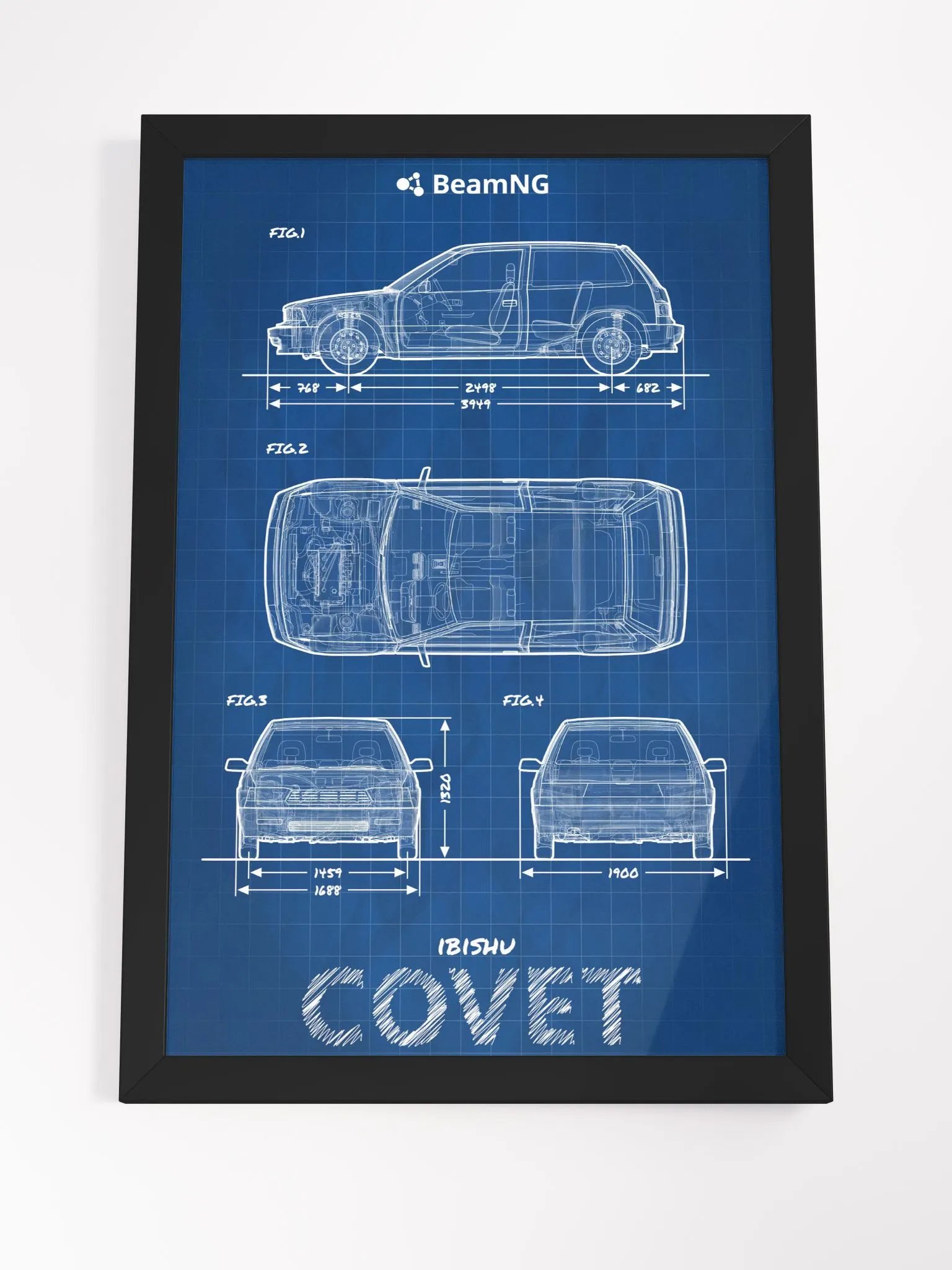Framed Poster: Ibishu Covet Blueprint product image (4)