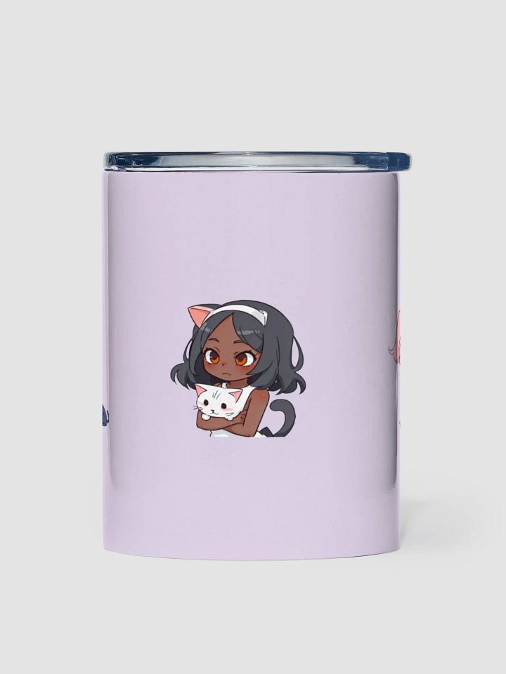 Whimsical Cat-Eared Trio Stainless Steel Tumbler product image (2)