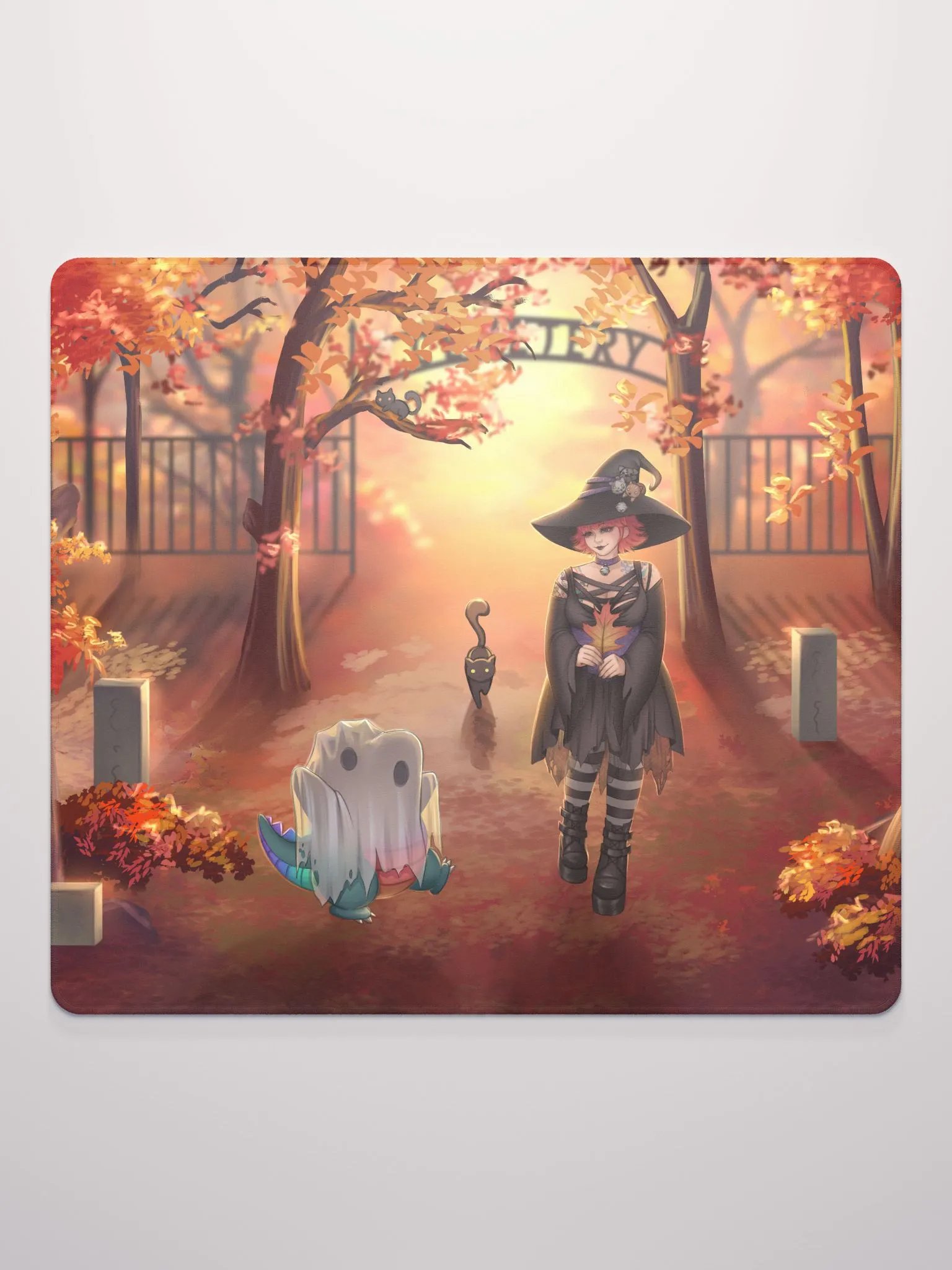 Autumn Stroll Gaming Mouse Pad product image (2)