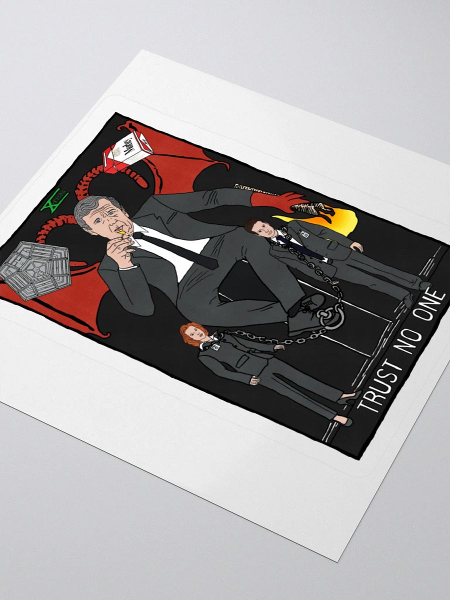 The Cigarette Smoking Man Devil Tarot Card Sticker product image (3)