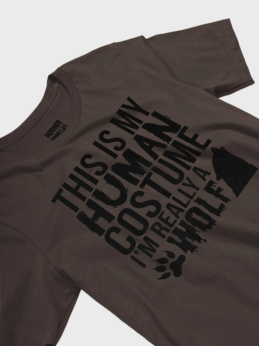 This Is My Human Costume I'm Really A Wolf Funny Halloween T-Shirt product image (14)