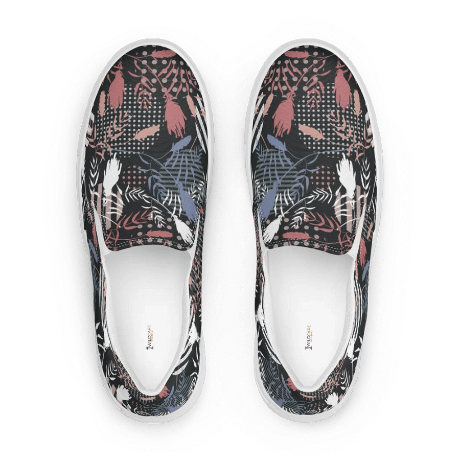 Floral Abstract Bliss Canvas Slip-Ons product image (5)