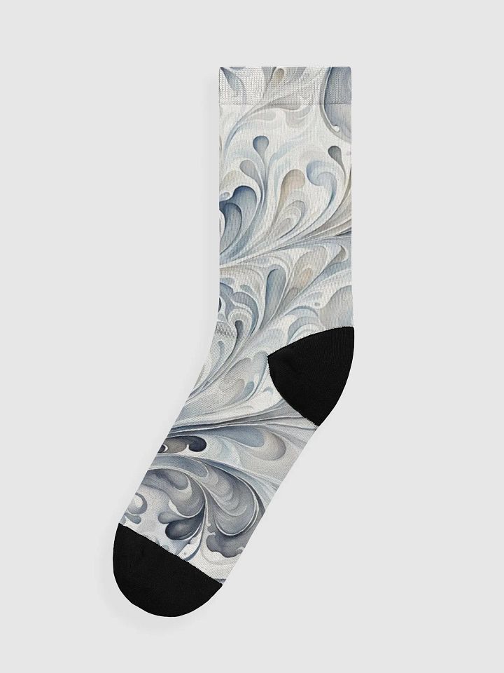 Gray Fractals Socks product image (1)