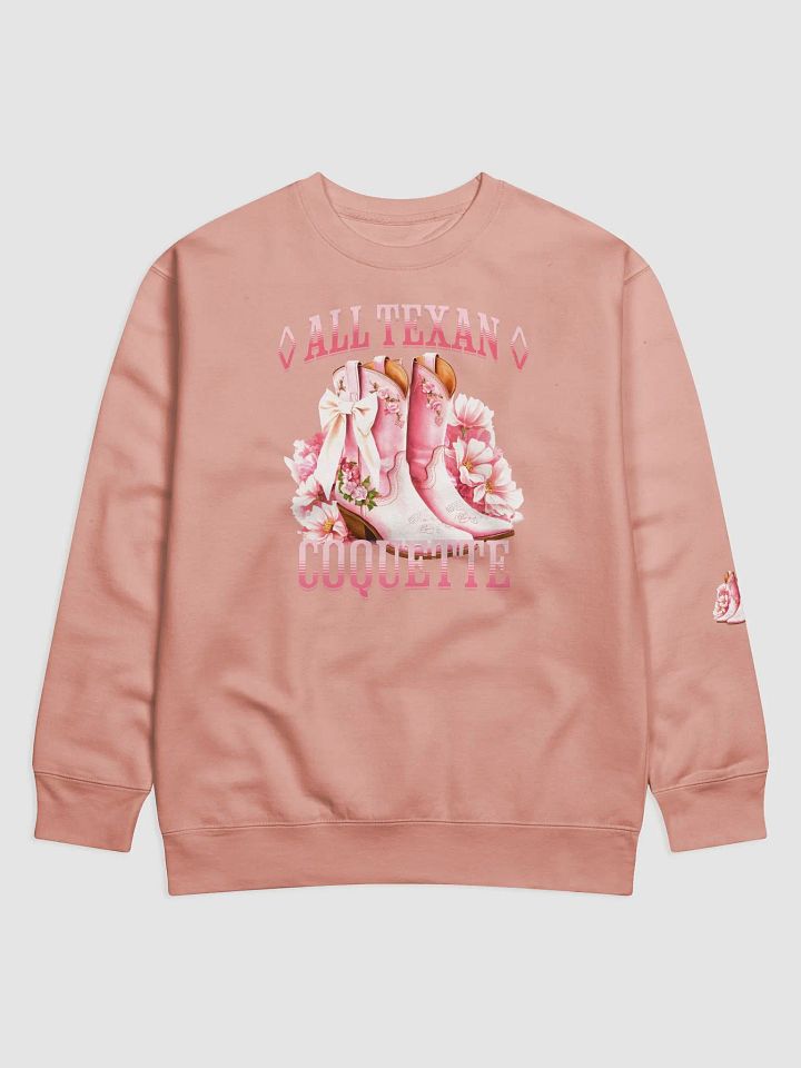 Floral Bliss Pink Boots Sweatshirt product image (13)