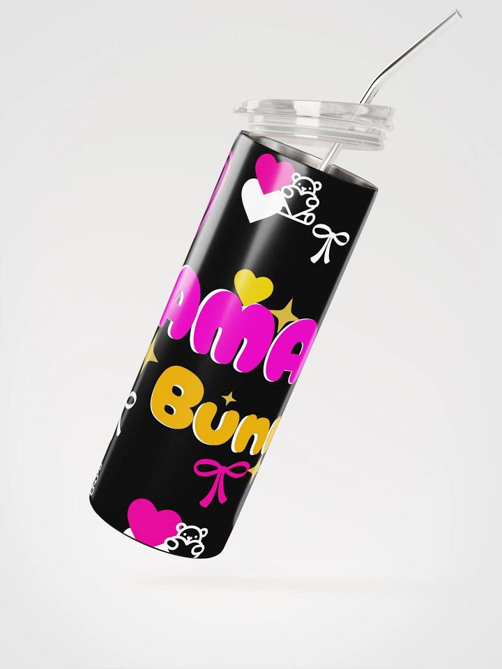 MAMA'S Bunny Stainless Steel Tumbler with reusable Straw, leak proof cup lid, Tumbler Mug Drinkware Flasks product image (2)