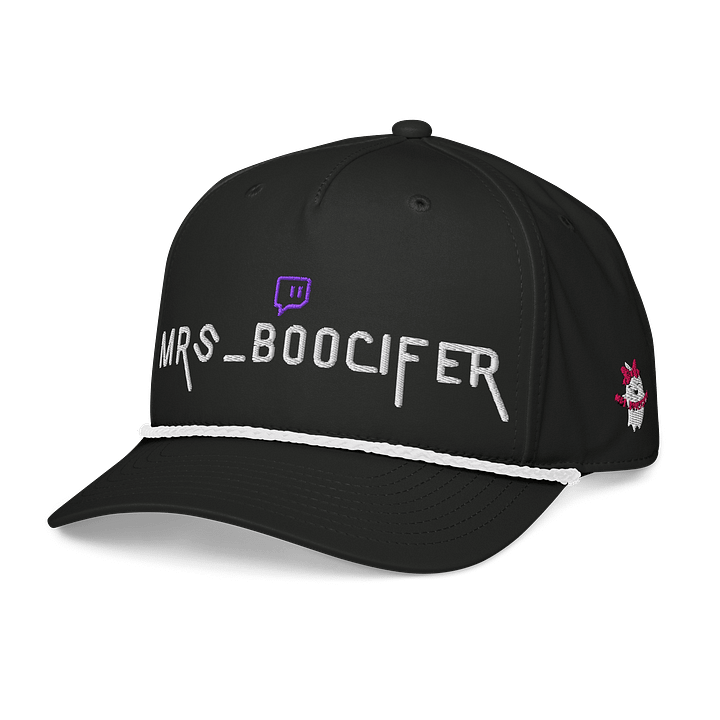 Mrs Boo Golf Hat -Black/White product image (2)