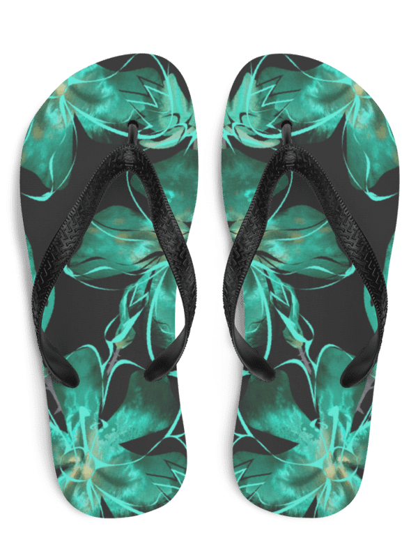 Green Beauty Flip Flops product image (1)