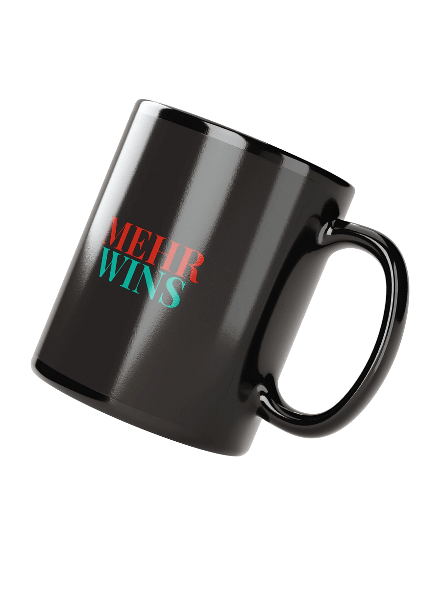 Mehr Wins - Black Mug (Style 3) product image (2)