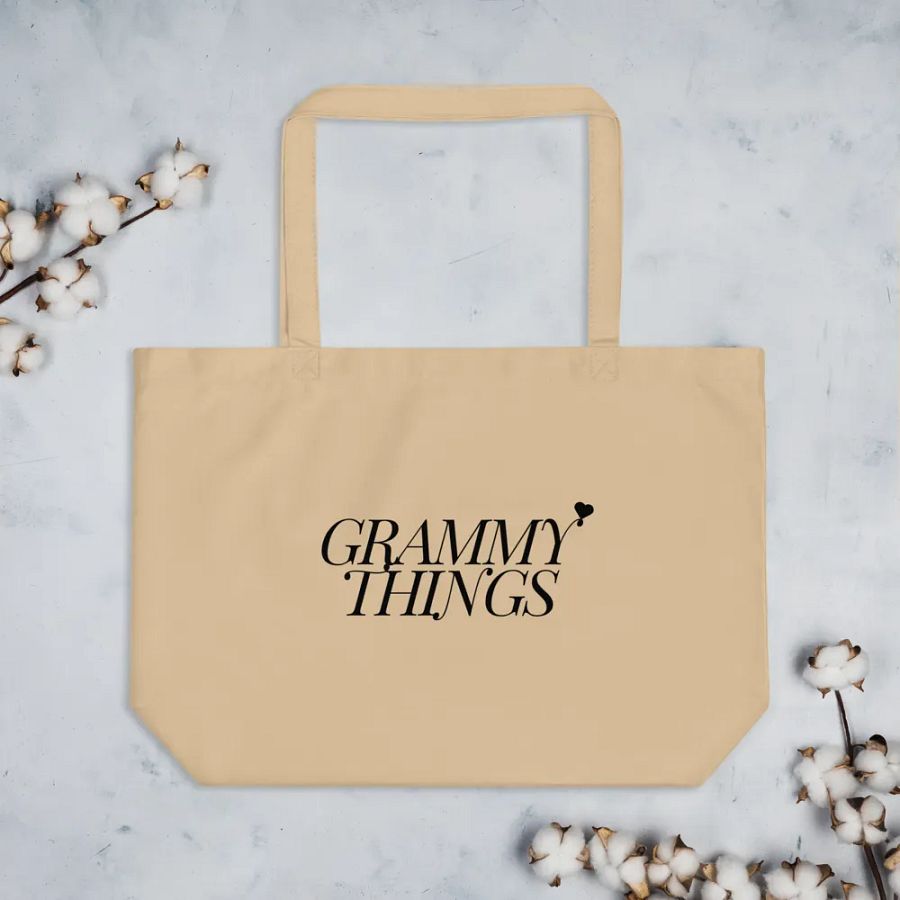 Grammy Things Organic Canvas Tote product image (3)