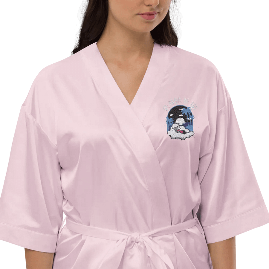 Cloudy Night BBBY Satin Robe Embroidered product image (10)