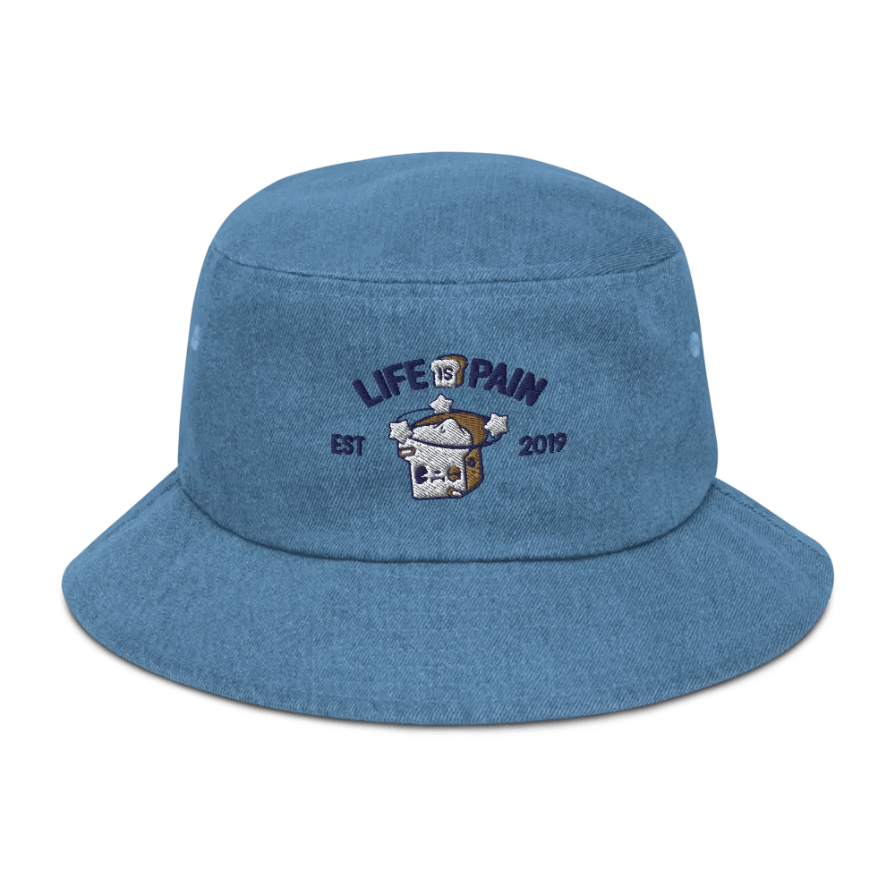 Life is Pain Denim Bucket Hat product image (14)