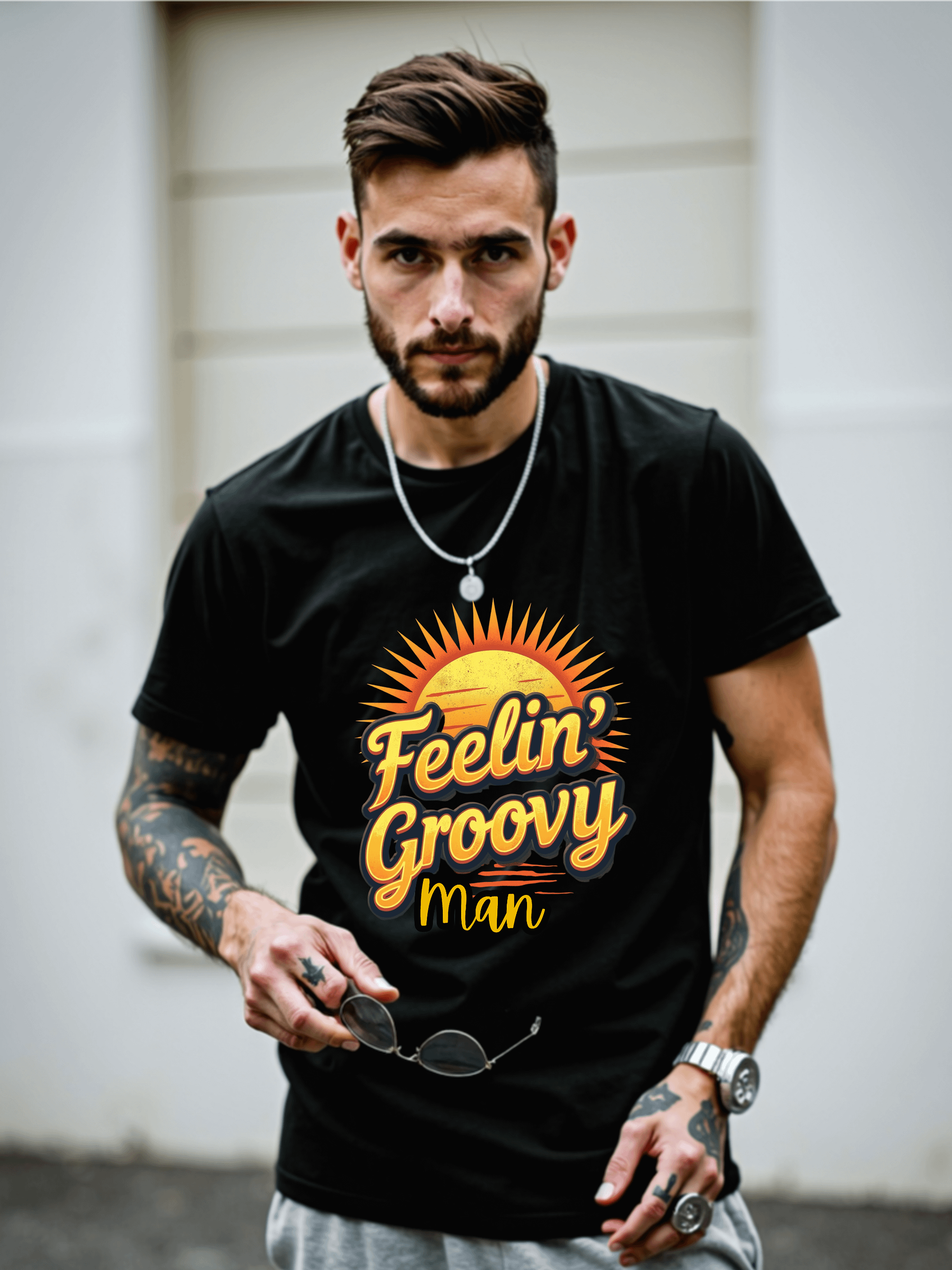Groovy Sun Graphic T-Shirt product image (1)