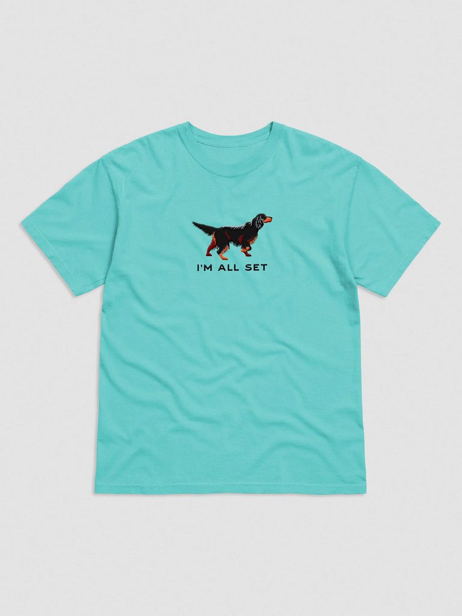I'm All Set T-Shirt(Embroidered) of a Gordon Setter product image (4)