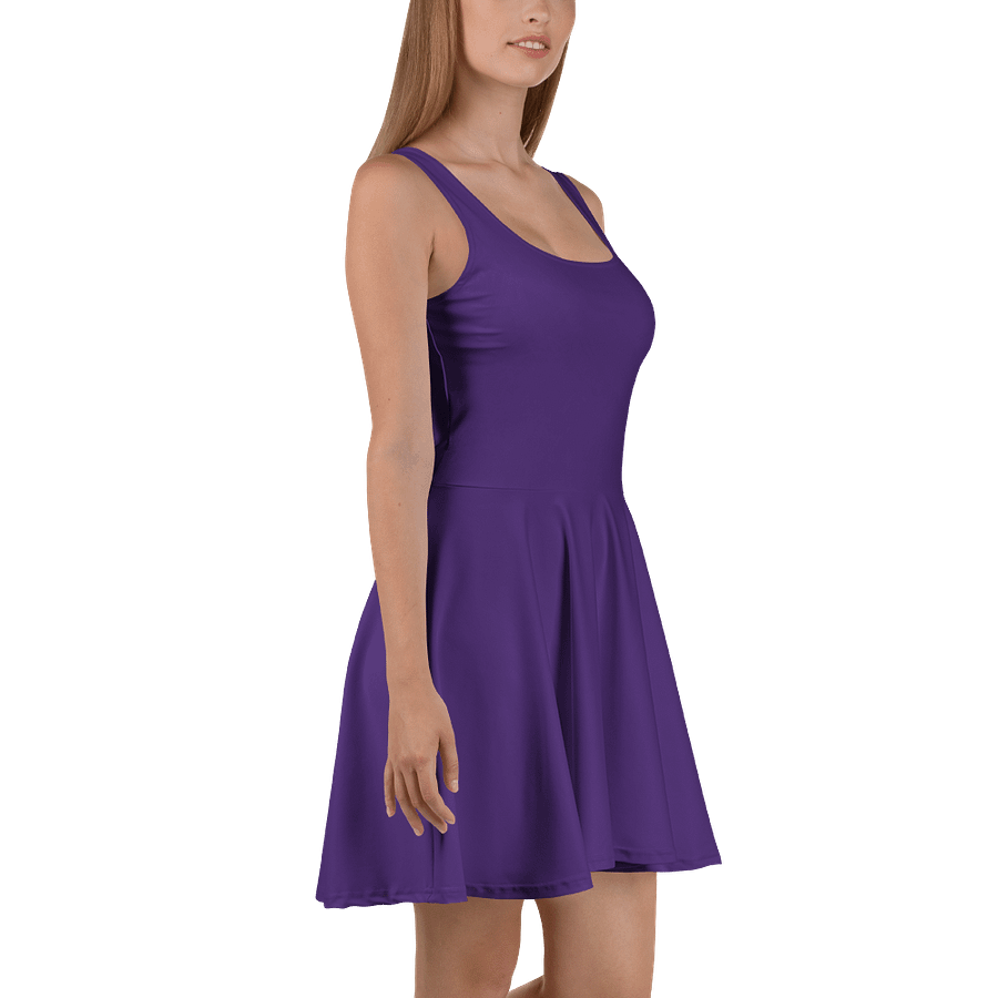 Midnight Veil Designs Gothic Skater Dress - Purple product image (4)