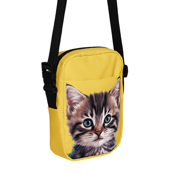 Cat Crossbody Bag Yellow product image (1)
