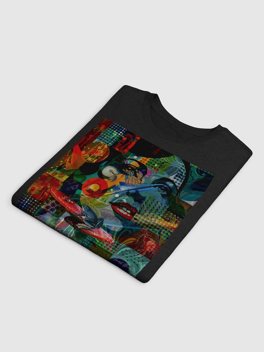 'Among the Wild' by Edward Martin Mixed Media Collage -Ethereal Dreamscape T-Shirt product image (7)