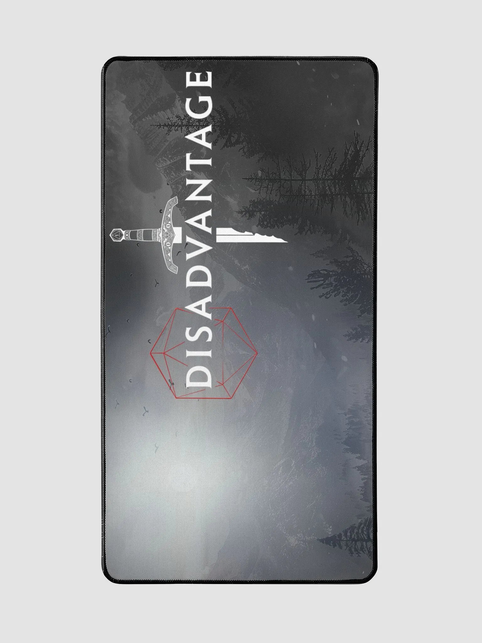 Disadvantage MTG Mat | Grey Night | 15.5x31.5 product image (2)