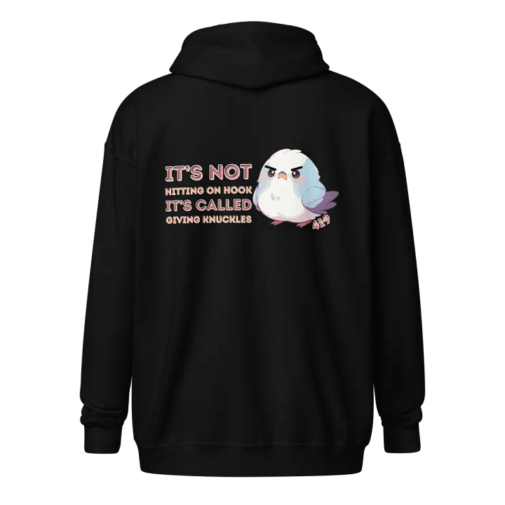 Giving Knuckles Dark-Colored Zippered Hoodie product image (1)