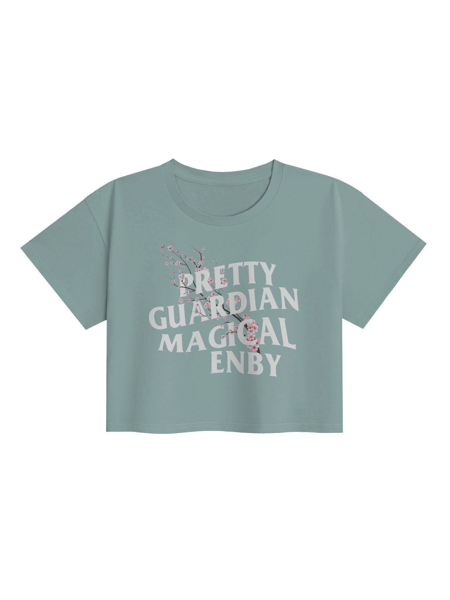 Pretty Guardian Magical Enby Hypebeast Crop Tee product image (9)