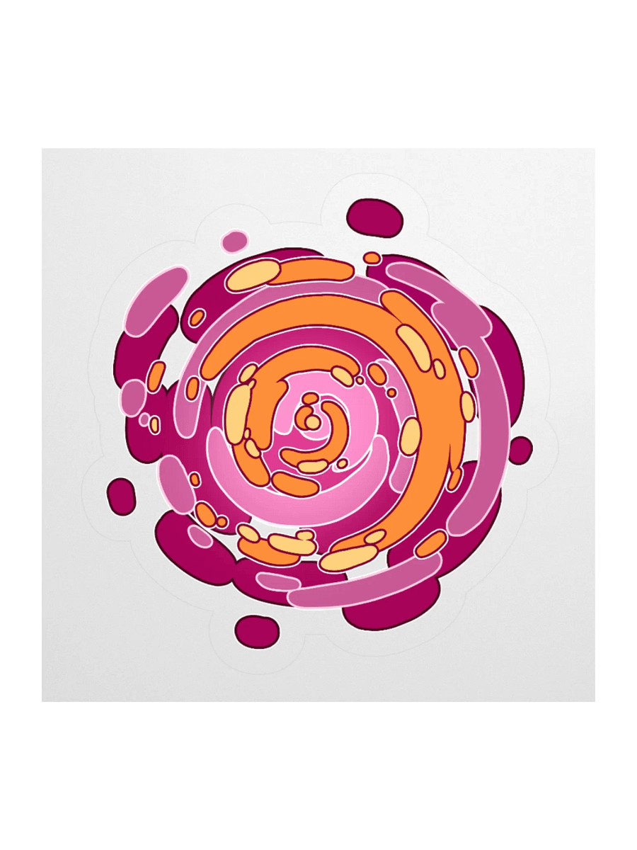 Time Warp Sticker (Lesbian Pride Flag) product image (1)