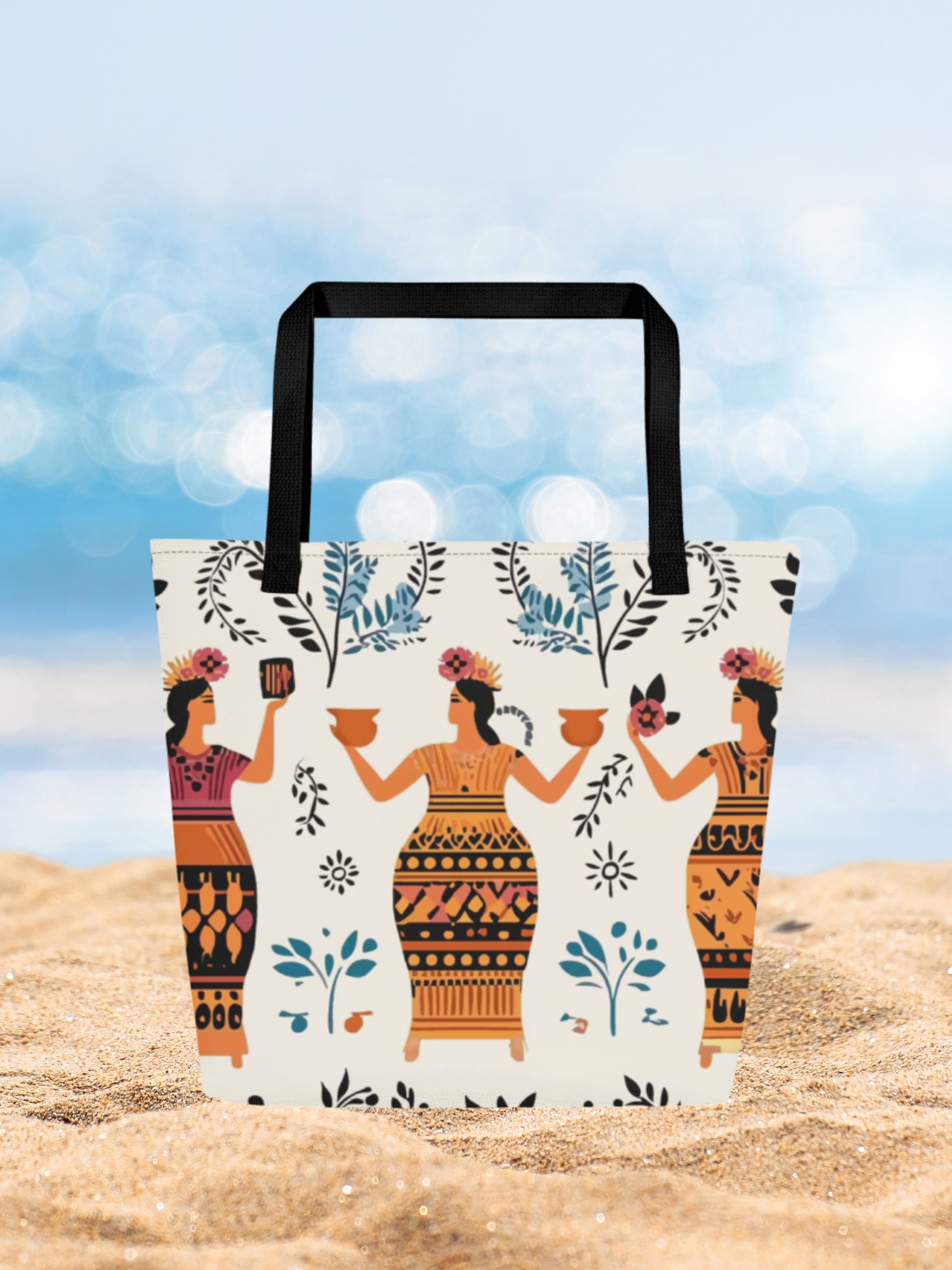Daughters of the Olive Grove: Large Tote/Beach Bag w/ Pocket product image (3)