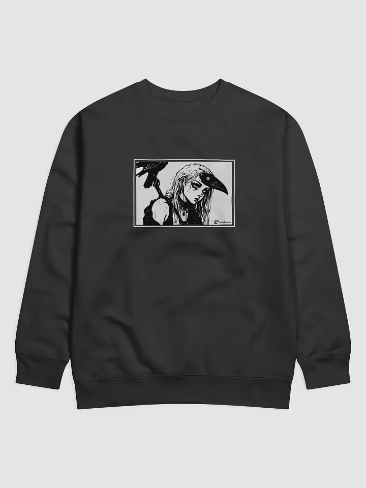 Black Raven Girl Sweatshirt product image (1)