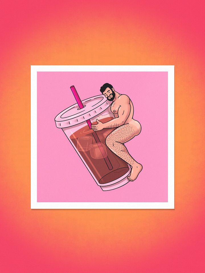 Iced Coffee 10x10 Print product image (1)