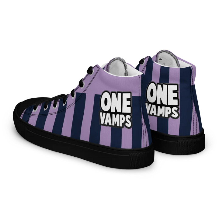 Women's High Top Canvas Shoes OneVamps Purple Blue color product image (1)
