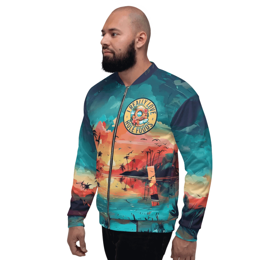 Funny Donut All Over Print Jacket product image (6)