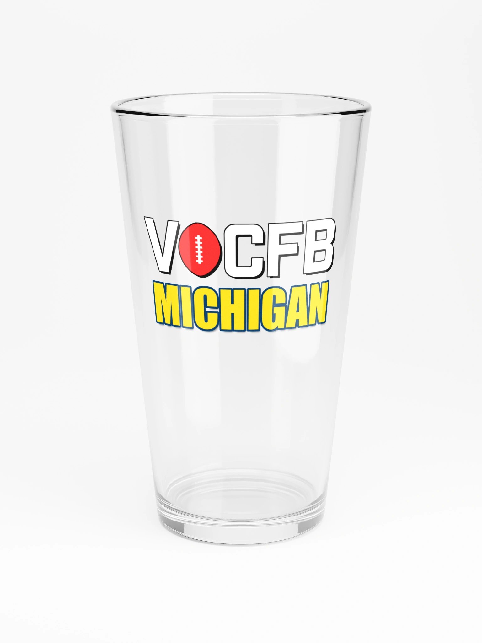 Michigan VOCFB Pint Glass product image (3)
