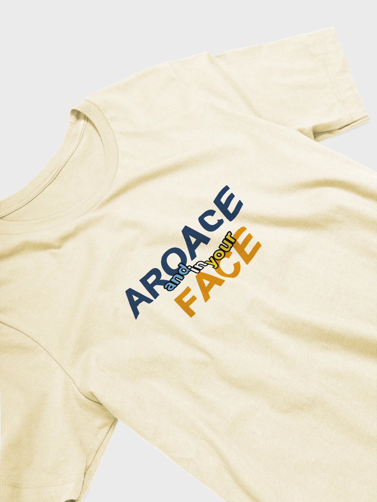 aroace and in your face t-shirt product image (3)