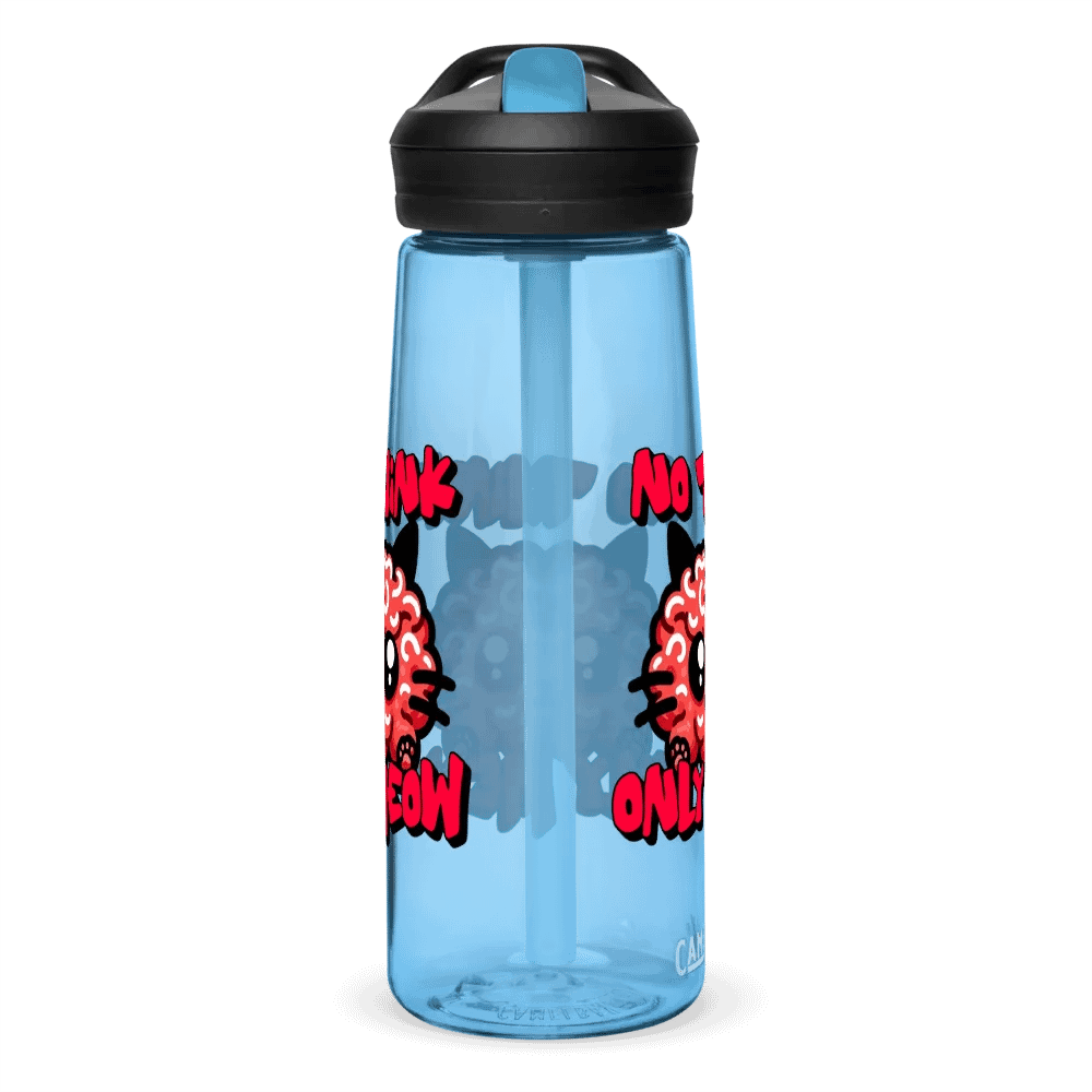 No think only meow sports bottle product image (59)