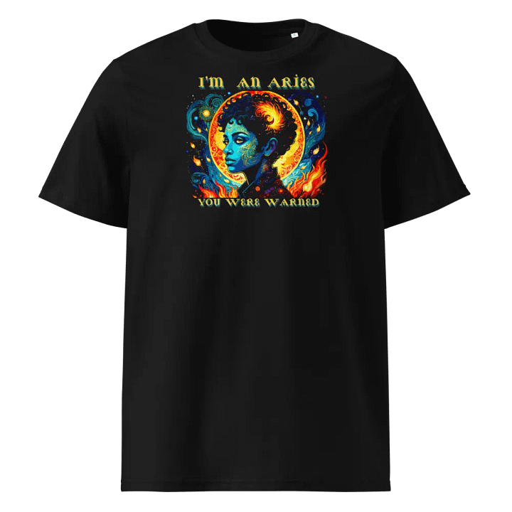 Aries 2025, You Were Warned, Black Tee product image (1)