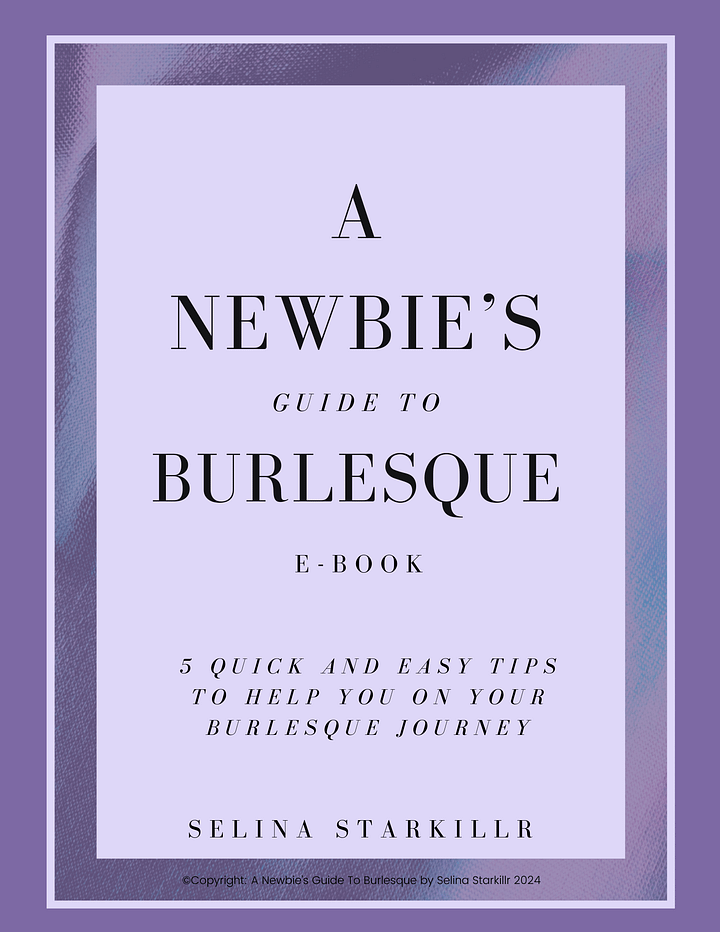 FREE Newbie's Guide To Burlesque 5 Tips E-book product image (1)
